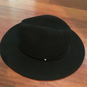 Black Felt Hat By Free People